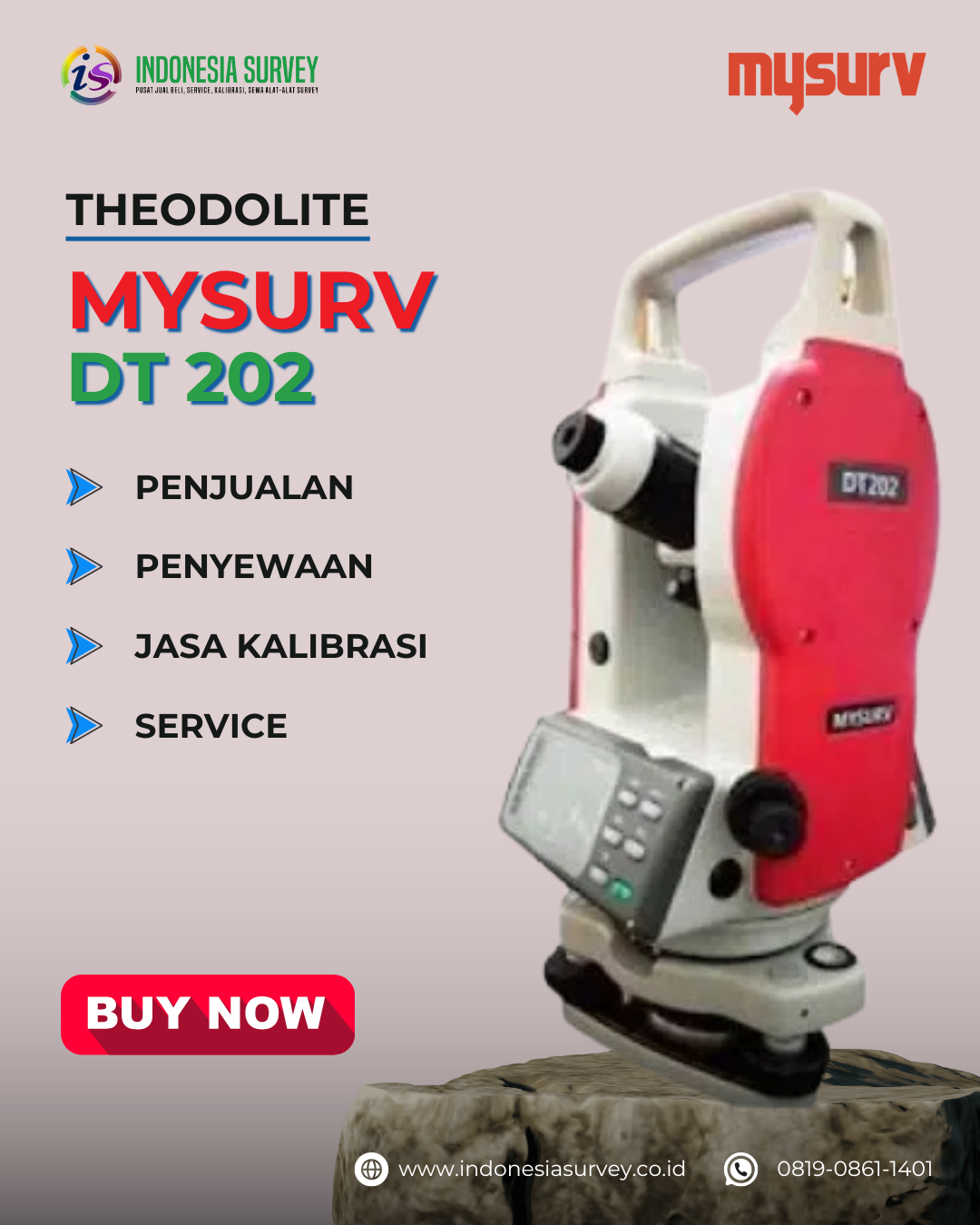 MySurv DT 202 Digital Theodolite